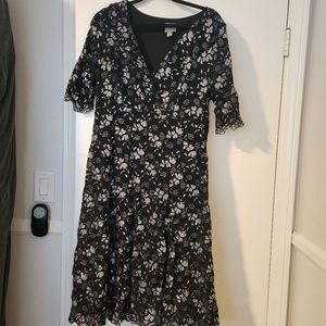 Rabbitt Rabbit Rabbit black and silver holiday dress. Size 18